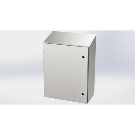 Saginaw Control & Engineering 1/4 Turn Latch Electrical Enclosures, 30 in H, 12 in D, 24 in W, NEMA 3R, 4, 4X, 12, 13 SCE-30EL2412SSST